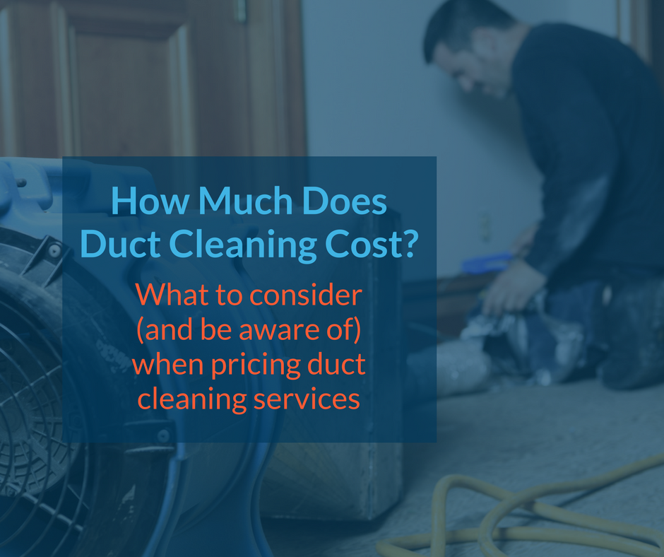 How Much Does Duct Cleaning Cost 